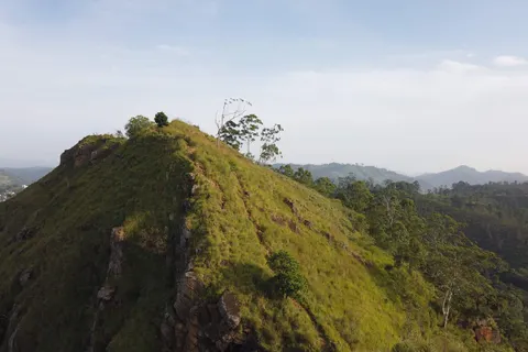 The ridge trail to Little Adam's Peak above Ella
