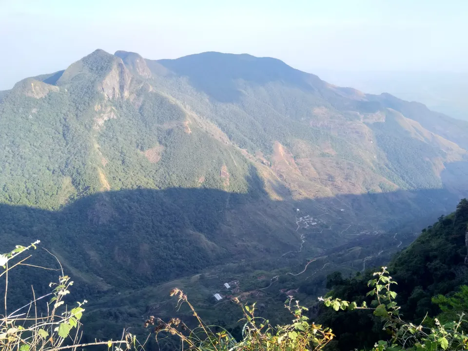 The view over the escarpment at World's End, Horton Plains